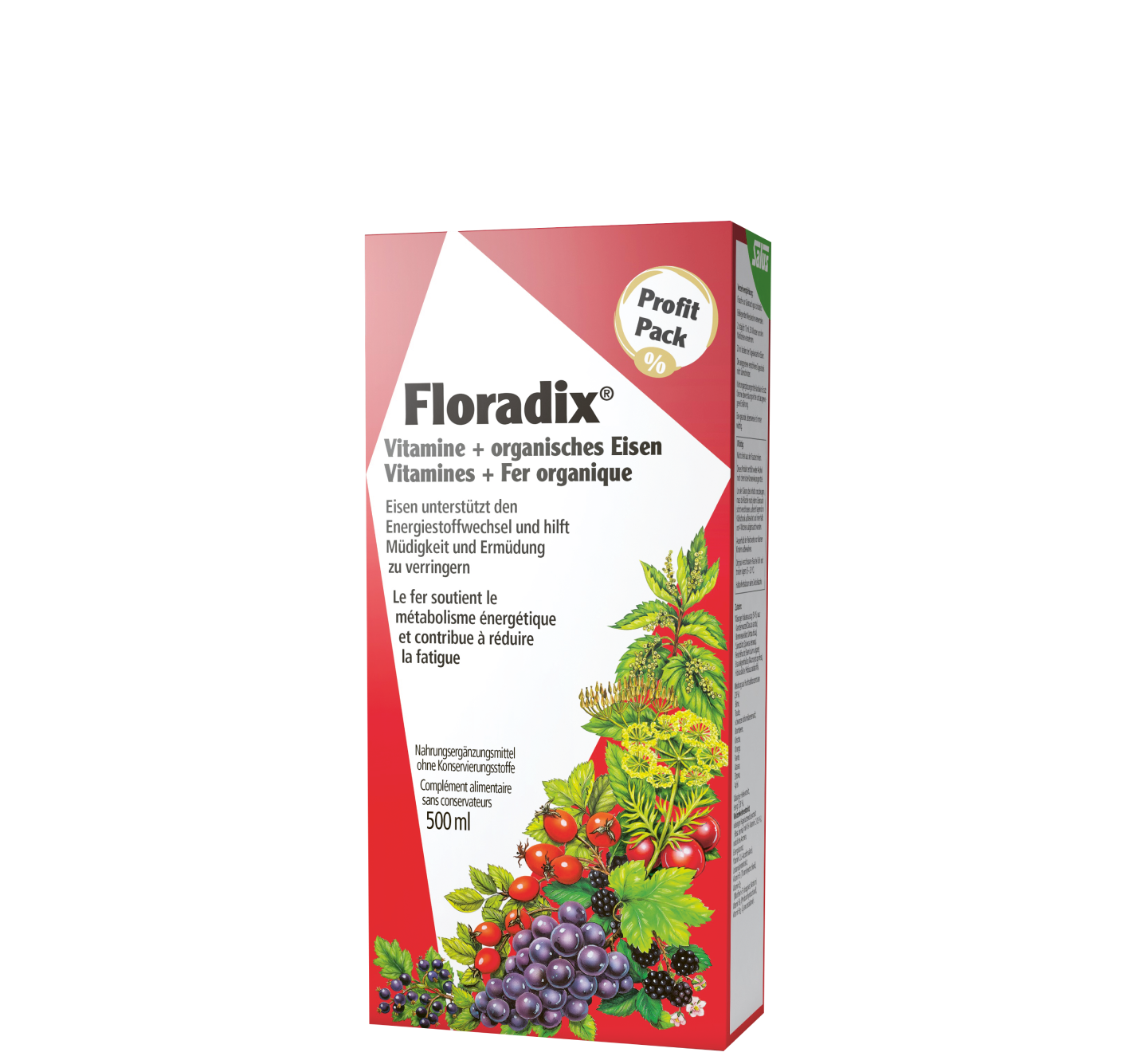 Floradix Vitamine organisches Eisen 500 ml