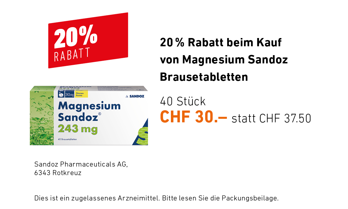 Magnesium Sandoz Brausepulver