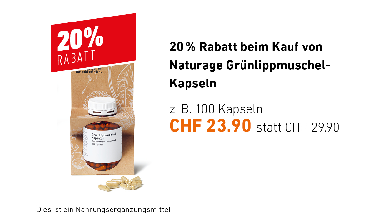 Naturage Grünlippmuschelkapseln