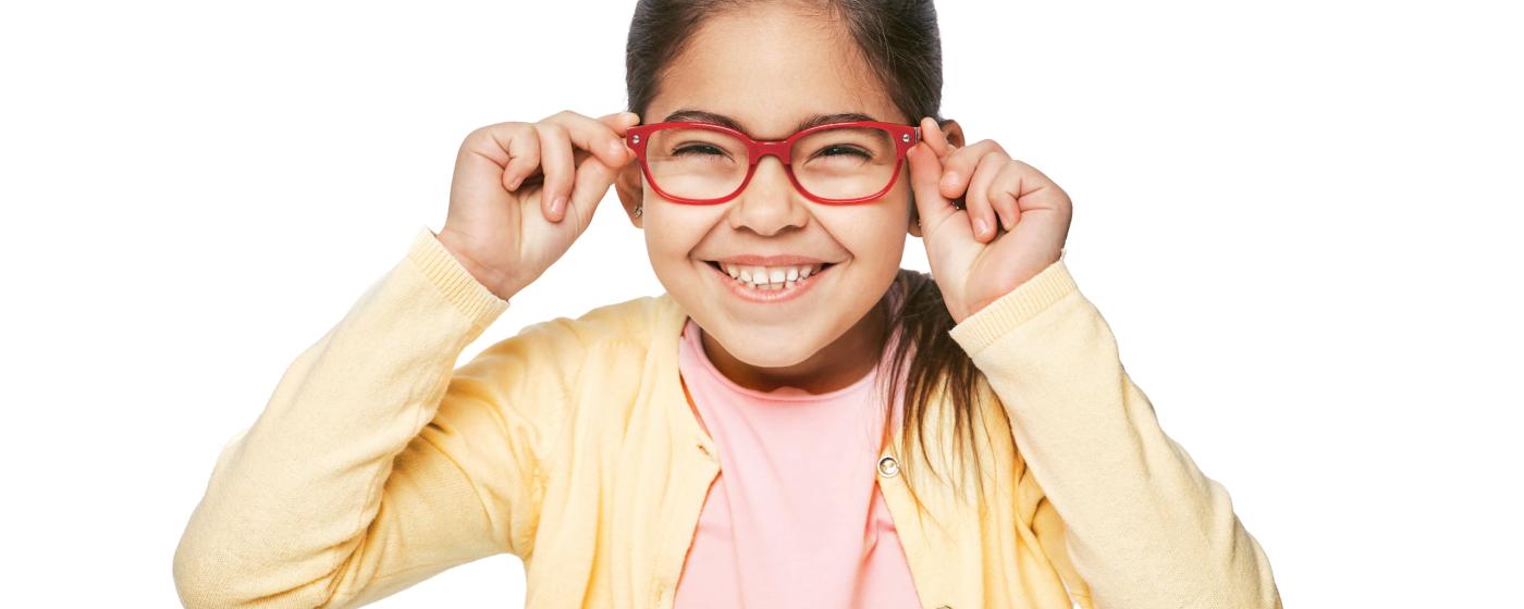 Kind mit Brille